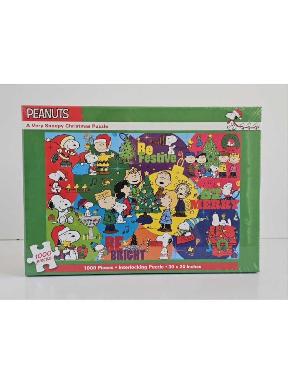 A Very Snoopy Christmas 1000 Piece Christmas Puzzle, Sealed In Plastic Box